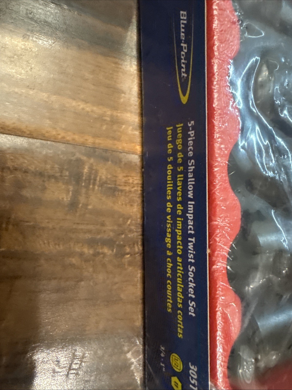 Blue Point Tools 5pc Shallow Impact Twist Socket Set New Sae