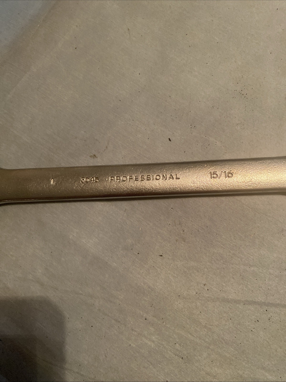 Proto Professional 3045 Double Open End Wrench. 15/16 and 1 Inch Made In USA
