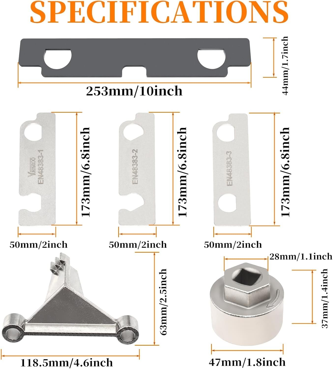 6Pcs Camshaft Retaining Tool Kit, For GM 2.8 2.9 3.0 3.2 3.5 3.6 3.7 4.2