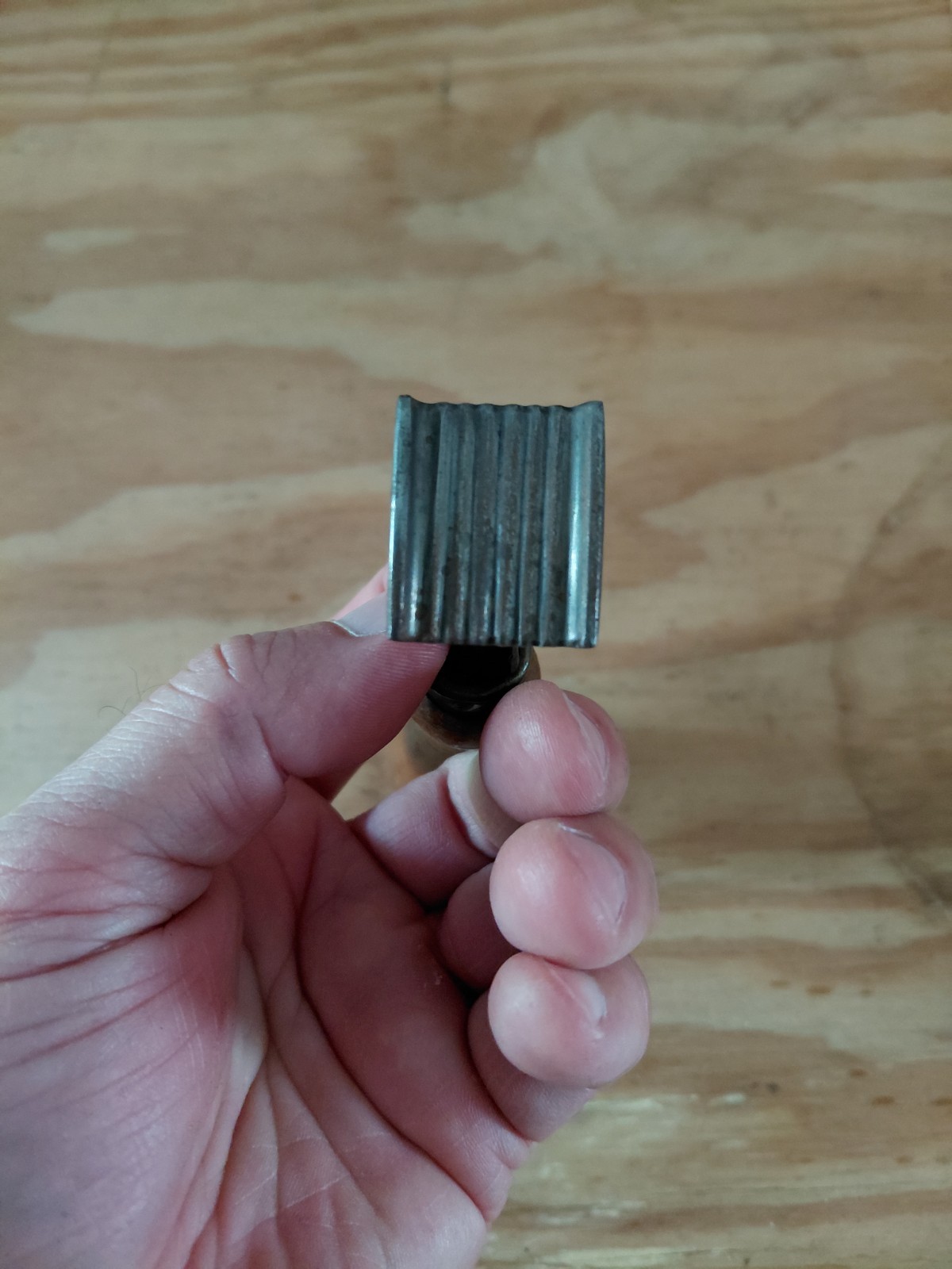 Vintage tack puller lifter wooden handle