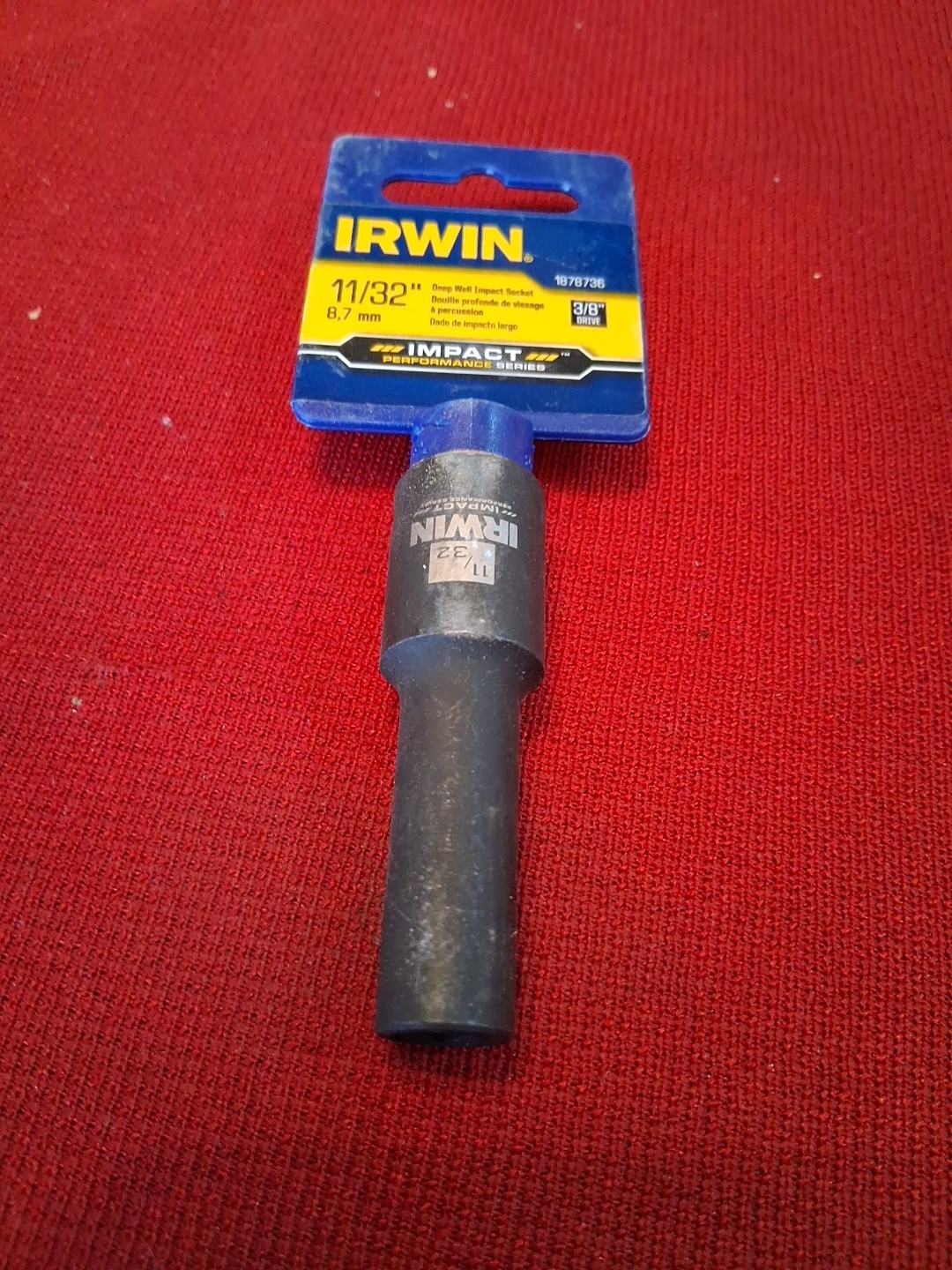 Irwin 11/32″ 6 Point 3/8 Inch Drive Deep Impact Socket