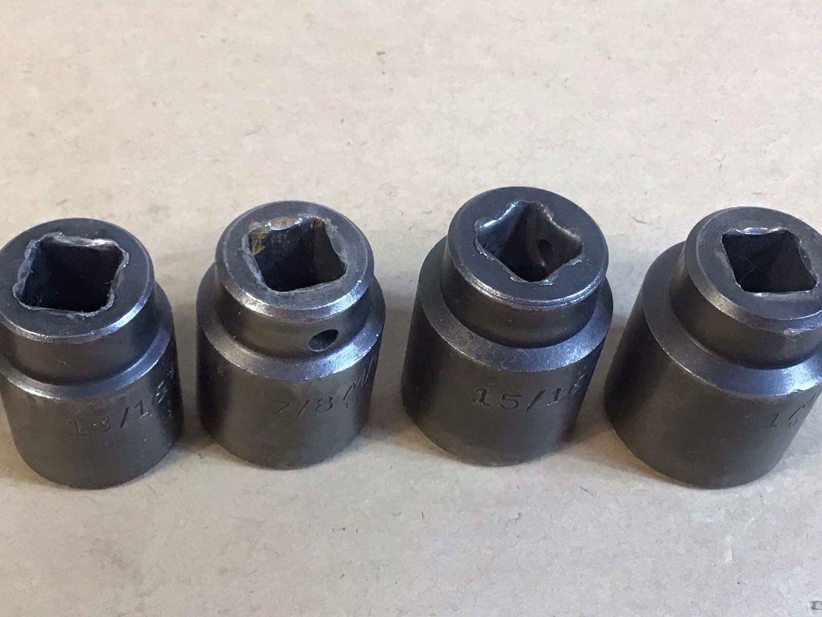 Mac Tools 1/2″ Drive 3/8” To 1” 6PT SAE Shallow Impact Socket Set NO 3/4” SOCKET