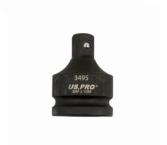US PRO Tools Impact Socket Adaptor Reducer 3/4 Inch F to 1/2 Inch M US Pro 3495
