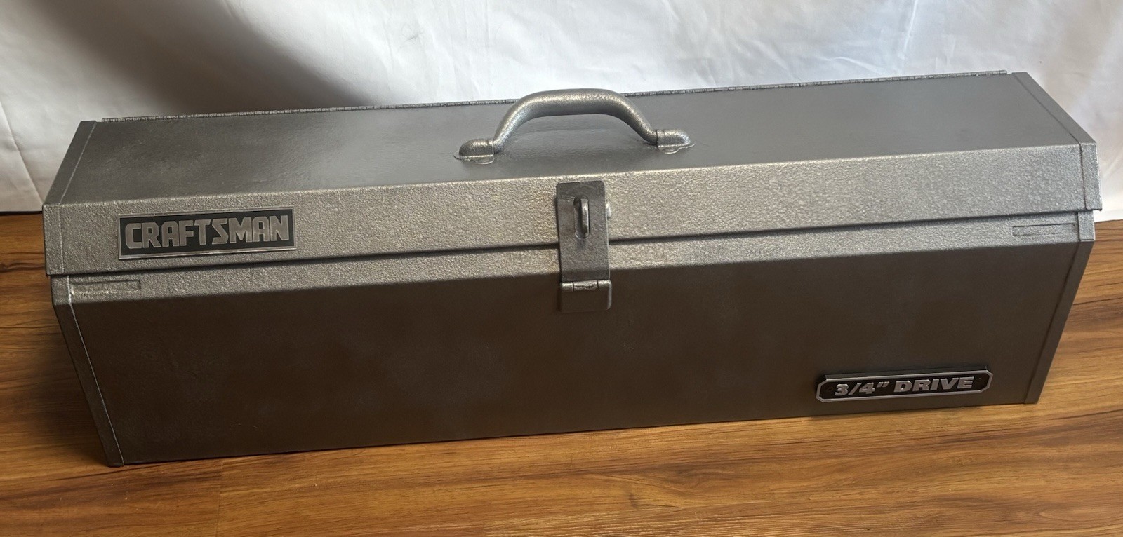 Sears Craftsman Industrial USA 31pc 3/4” Drive Socket Set & Steel Tool Box