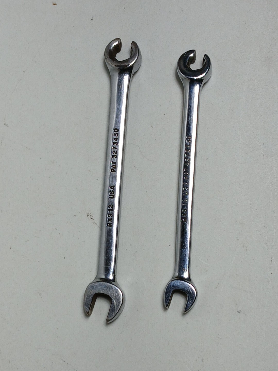 Snap On 8pc RXS10-RXS24 5/16″-3/4″ SAE Open-End Flare Nut Combination Wrench Set