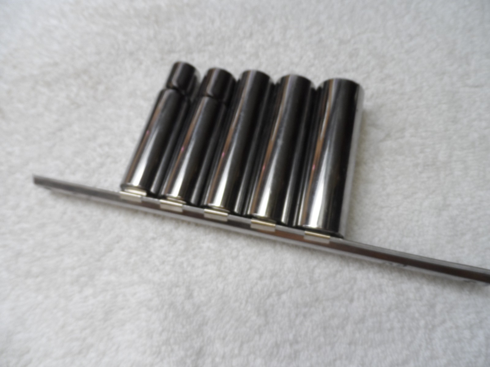 Craftsman 1/2″ Drive Metric MM Deep Socket Set 12pt, NOS USA 5 pcs (laser rail)