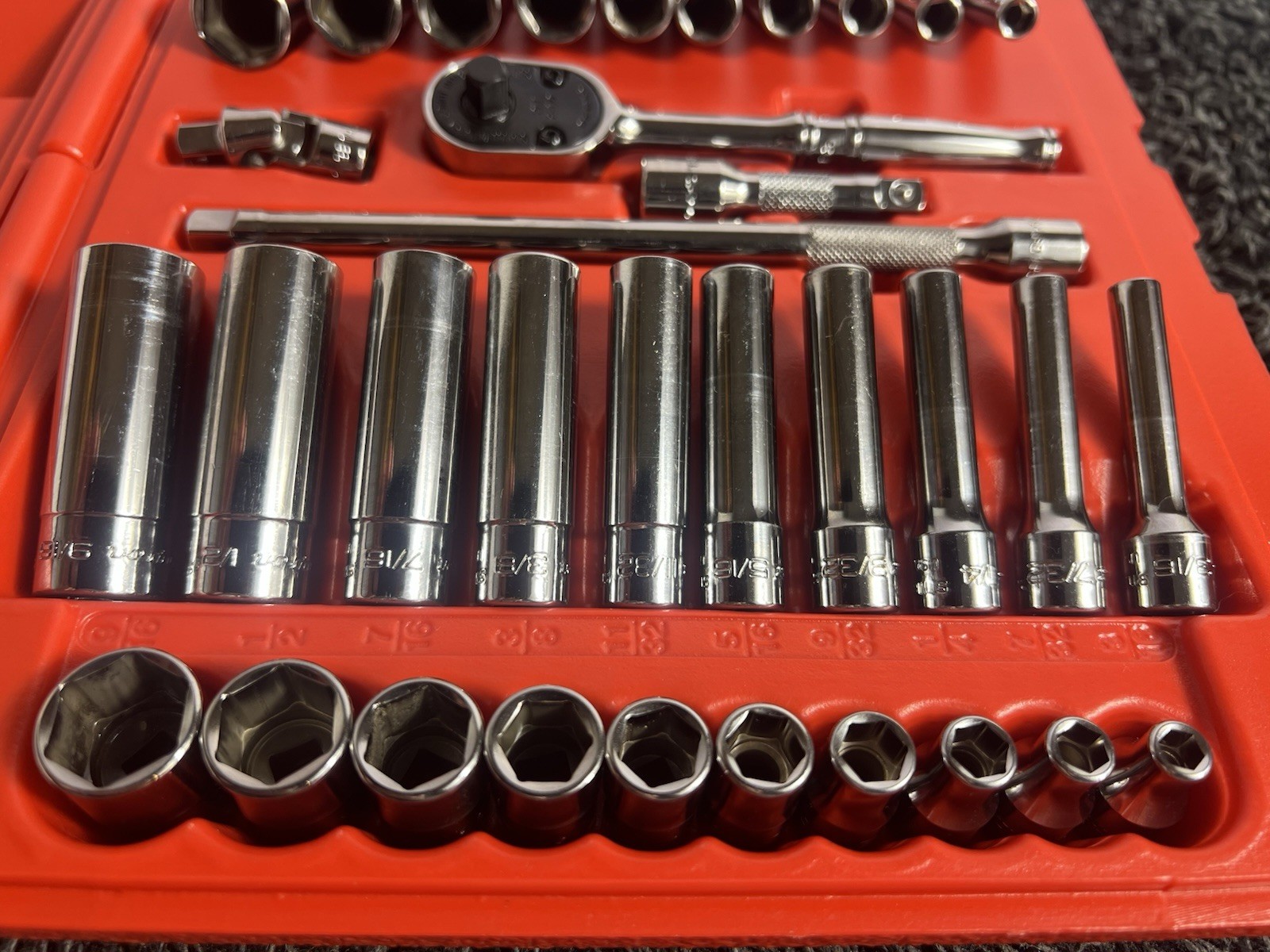 Snap-on 144TMPB 44pc 1/4” Drive 6pt General Service Set *Excellent*