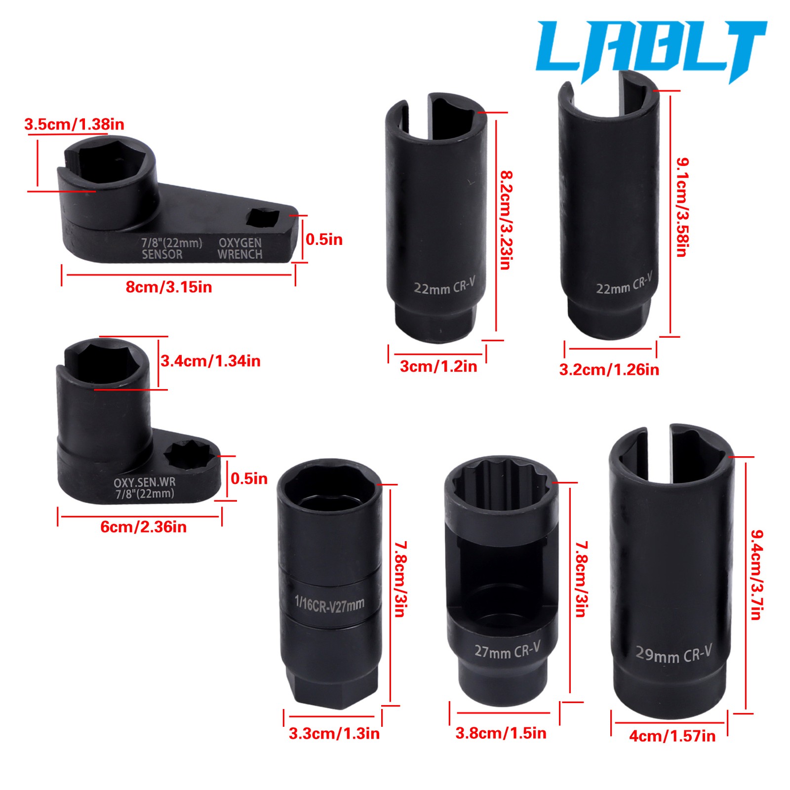 Oxygen Sensor Socket Set Sensor Oil Pressure Sending Unit Removal Tool Kit