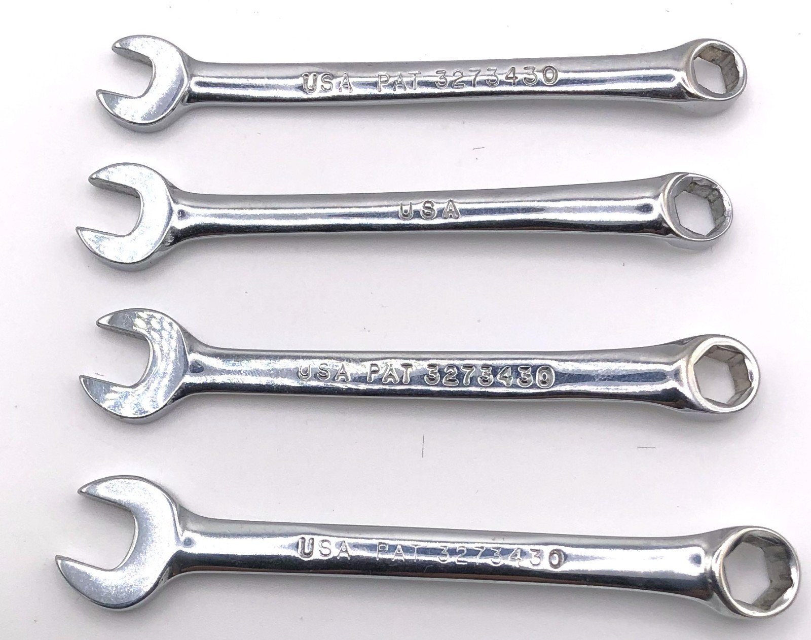 Four Snap-ON Combo Midget Wrenches OXI 5, OXI 5.5, OXI 6, OXI 7