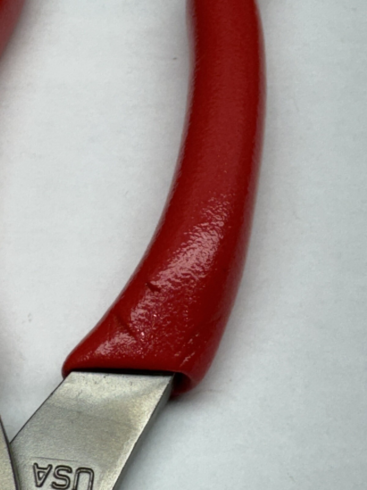 Snap-On Tools USA NEW RED 609CF Pliers *MARKED GRIPS SEE PICTURES*