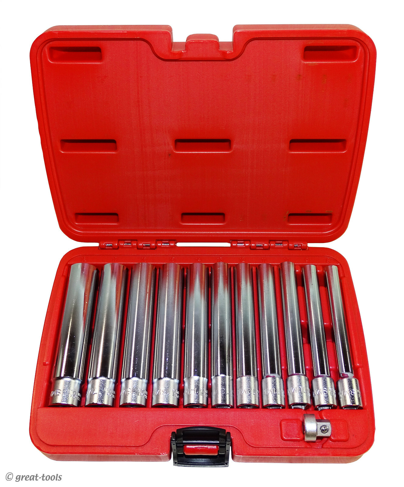 EXTRA DEEP METRIC SOCKET SET – mm – 3/8” drive tools – specialty automotive tool