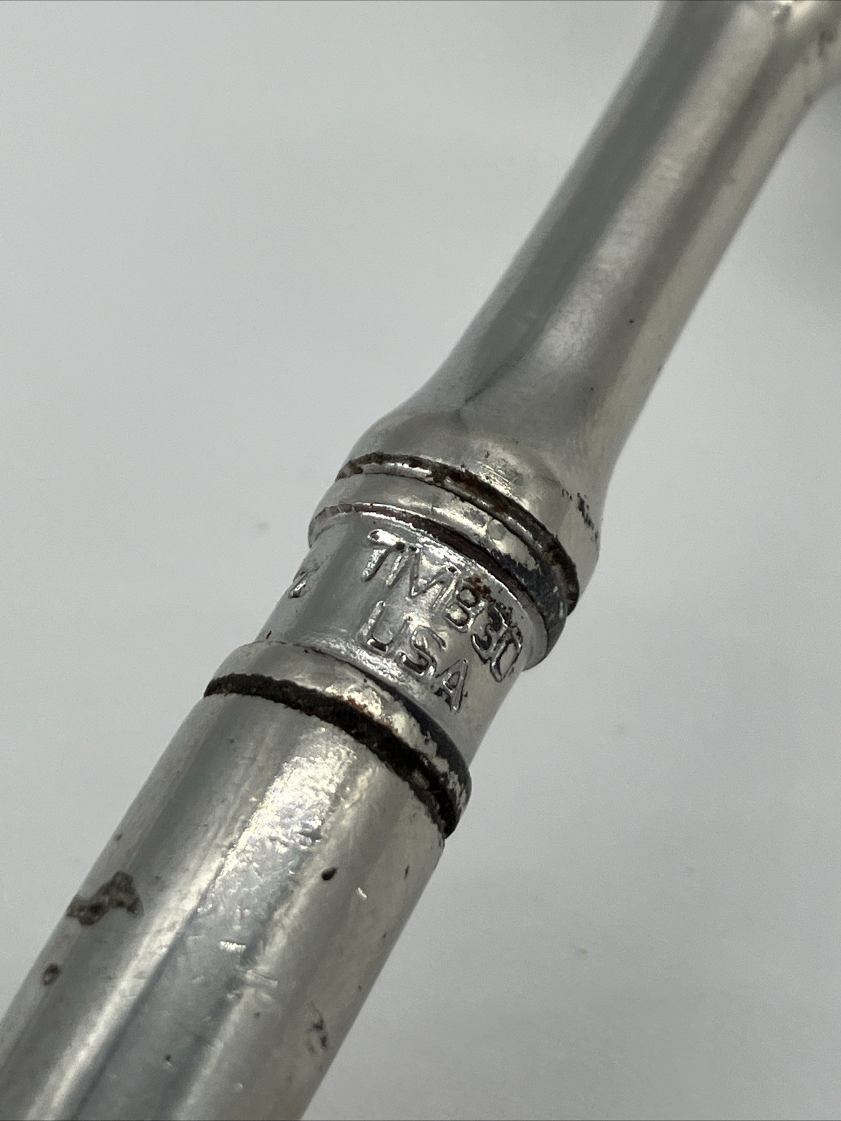 Snap-on TM830 Socket Ratchet 1/4″ Drive Stubby Short Handle 4.5″ USA [046CHB]