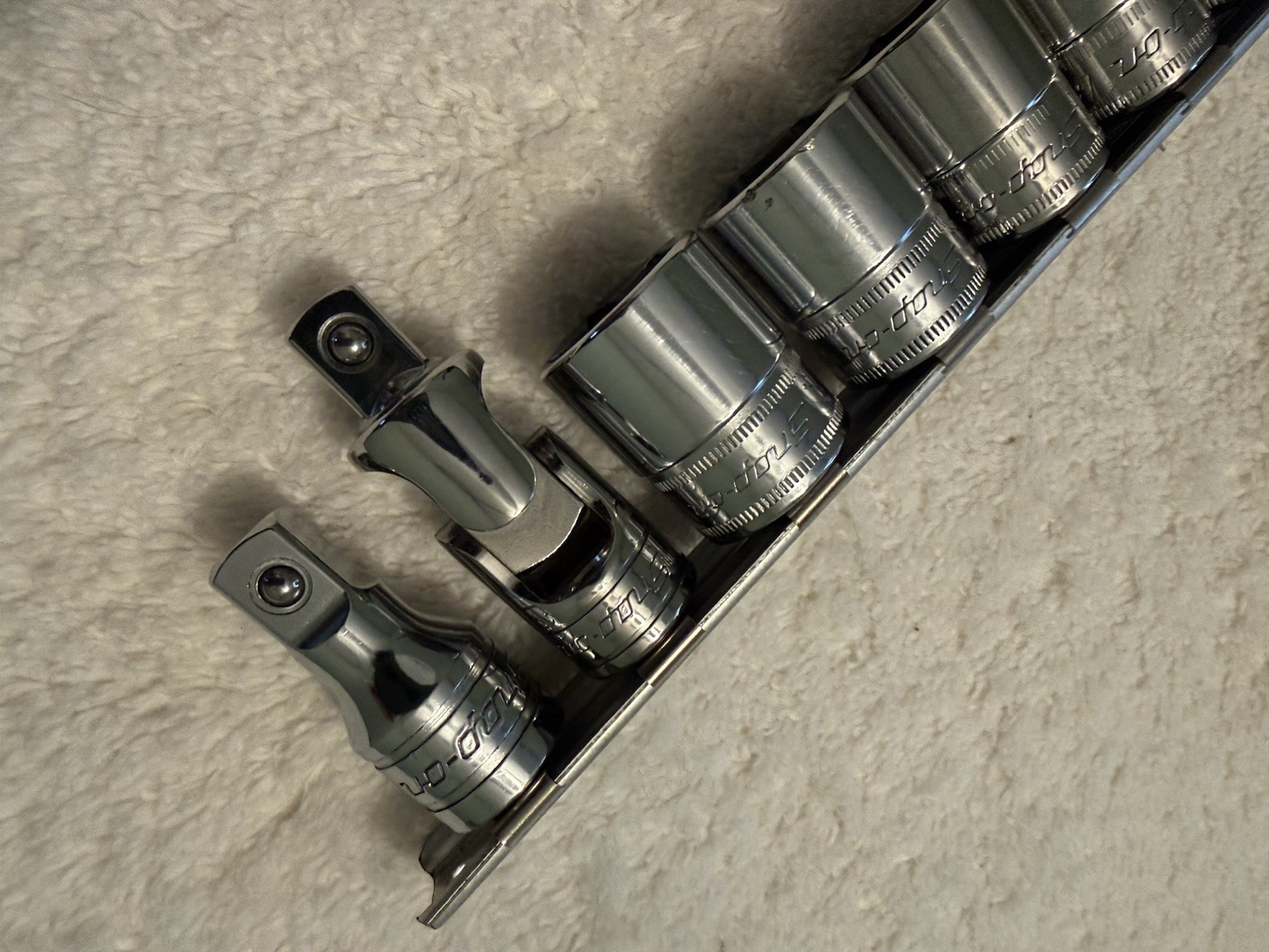 Snap-on Tools USA 3/8″ Drive Shallow Metric 6pt Socket Set 215FSMY + Bonus pcs