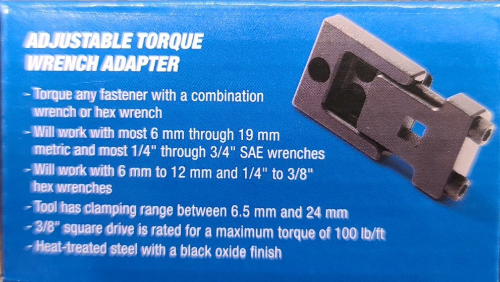 OEM Motion Pro Adjustable Torque Wrench Adapter 08-0380 OEM