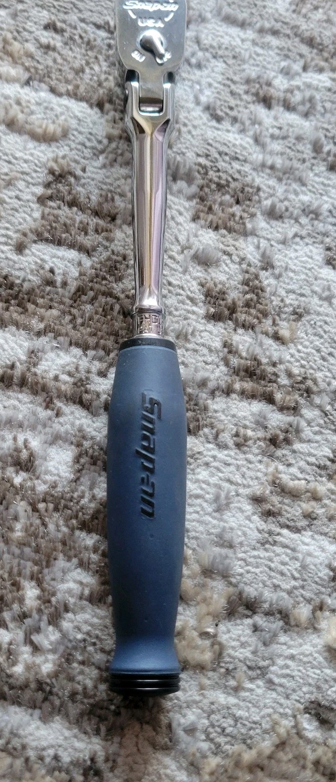 Snap-on Tools USA 3/8″ Drive POWER BLUE Small body Flex-Head Ratchet FHCLF72