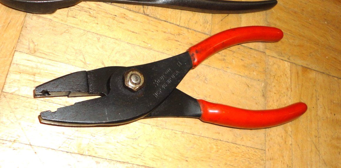 SNAP-ON TOOLS 3 PIECE HOSE CLAMP, NEW NEEDLE NOSE PLIERS, DIAGONAL CUTTER