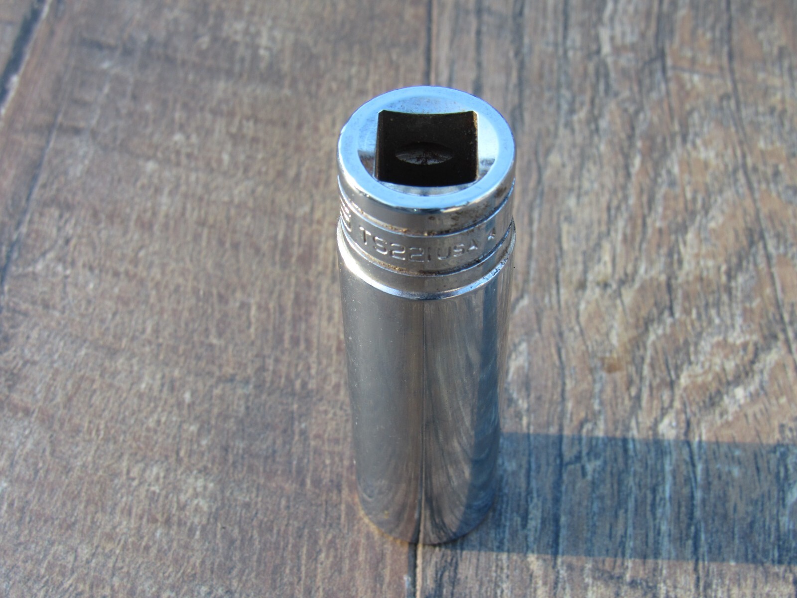 SNAP ON TS221 11/16″ 1/2″ DRIVE SAE 6 POINT DEEP CHROME SOCKET SHIPS FREE 11/16