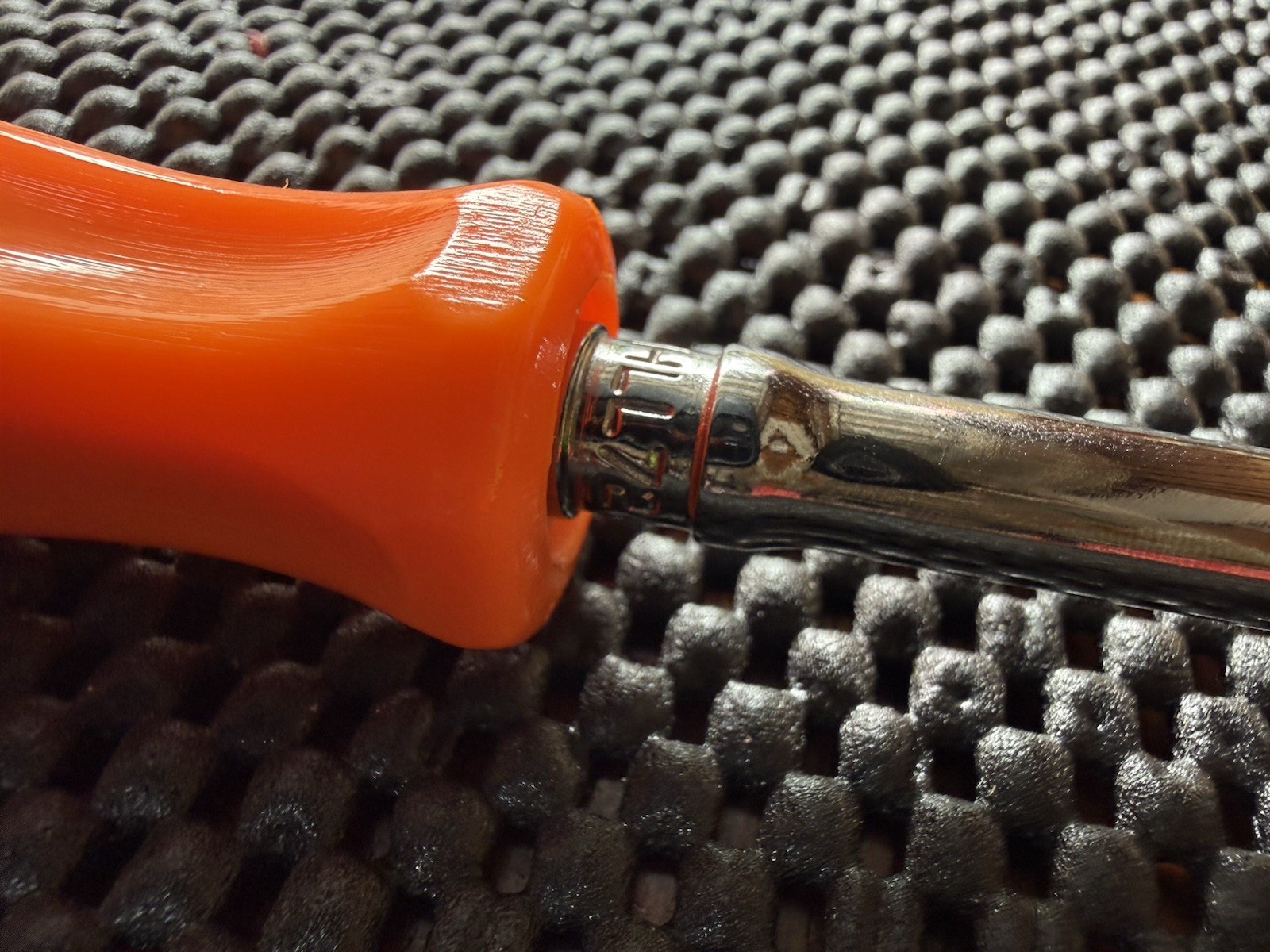 1/4″ Drive Dual 80 Technology Extra-Long Handle Ratchet THLL72- Orange Handle