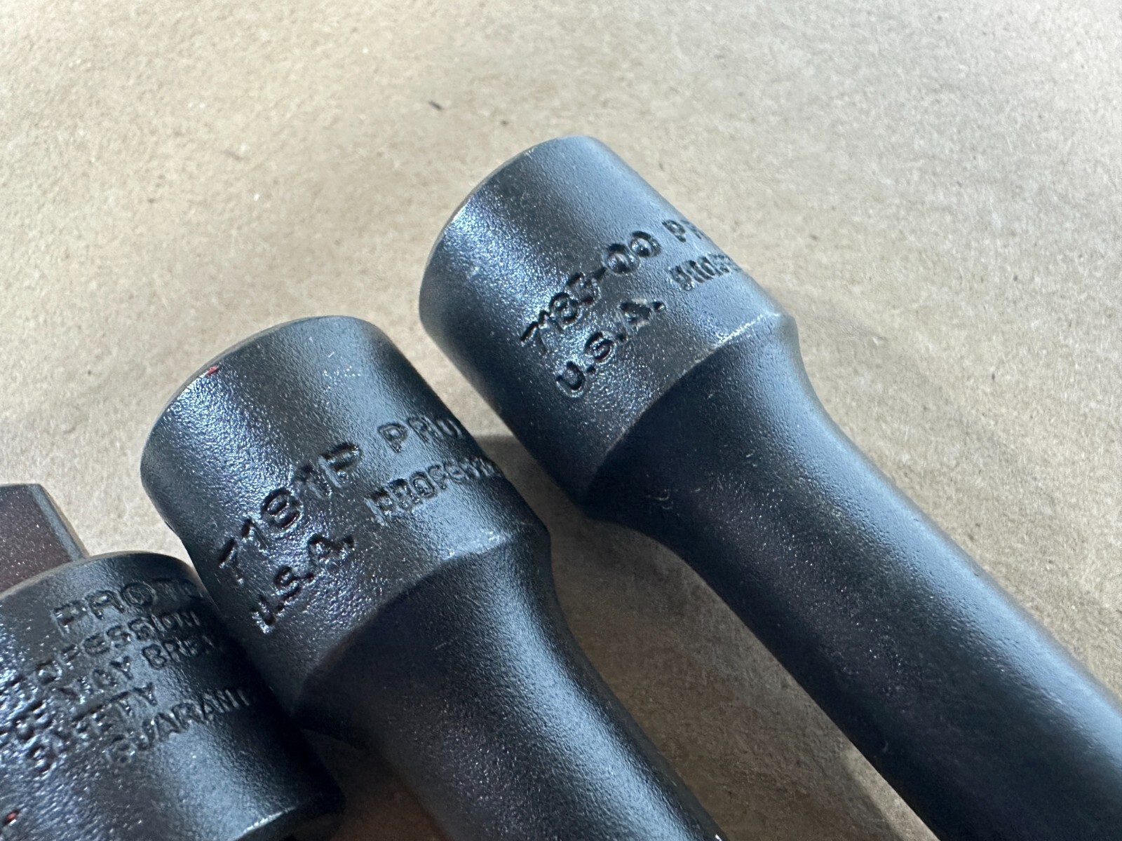 NEW Proto Tools USA 3pc 1/2” Drive Impact Extension Adapter Set Lot, 5” 10” Long