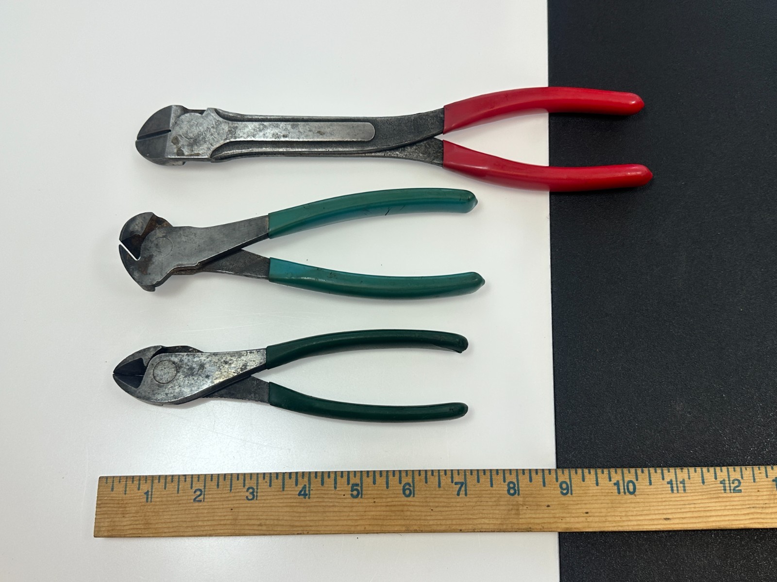 3pc Channellock 357 End Cutter Nippers, MAC 11” Long Reach & Diamond/SK Cutter