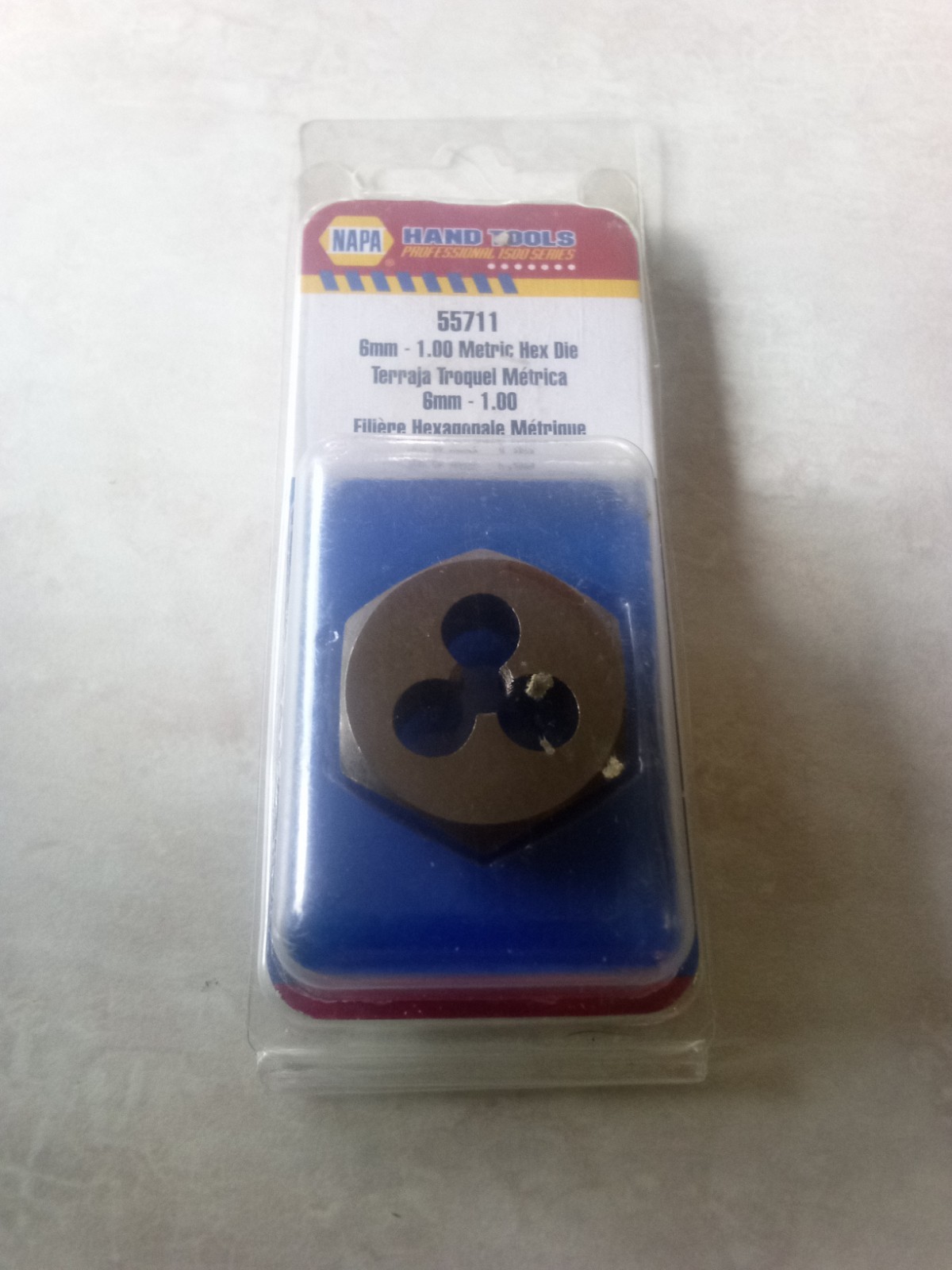 NAPA 55711 6mm – 1.00 Hex Die