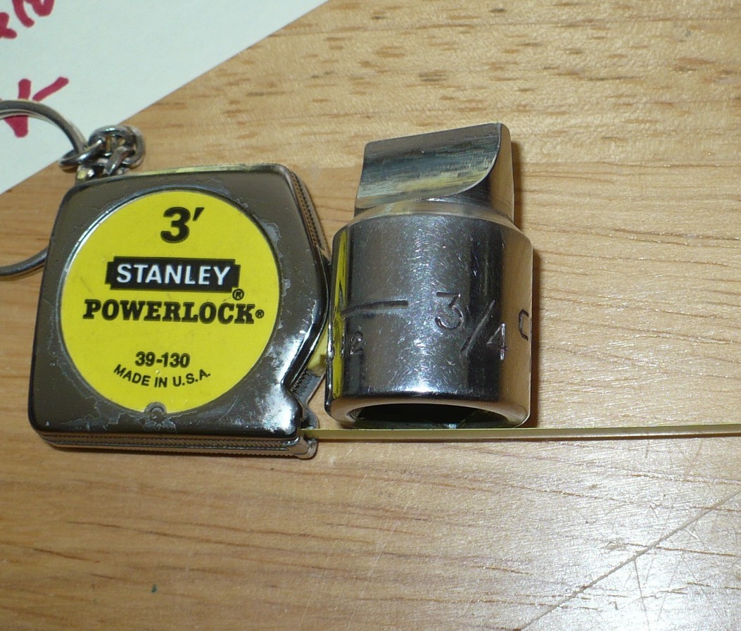 Vintage Craftsman 3/4″ Drag Link Socket 44512 -V- 1/2″ Drive