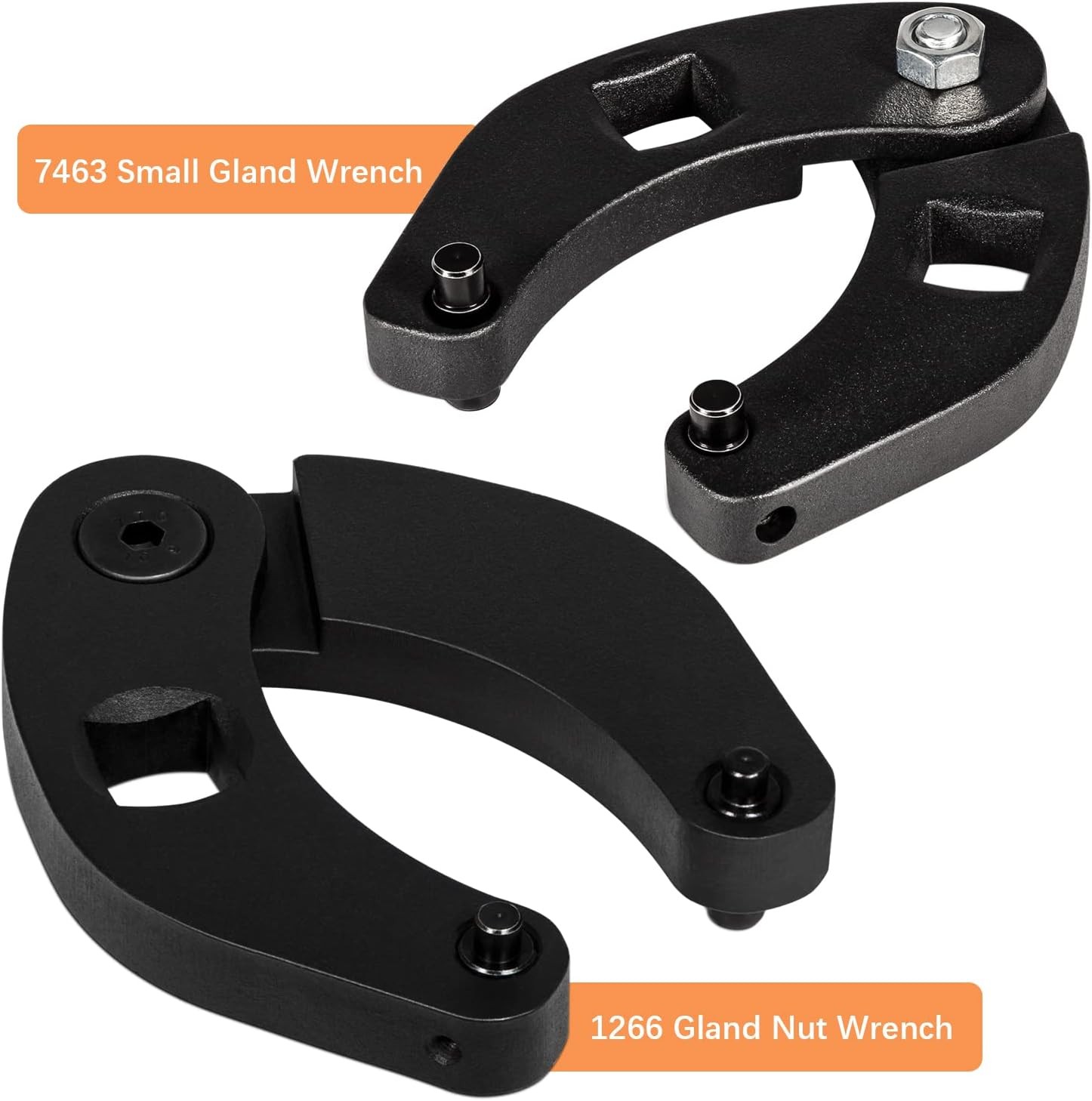 1266 & 7463 Adjustable Gland Nut Wrench Set for Hydraulic Cylinders Universal