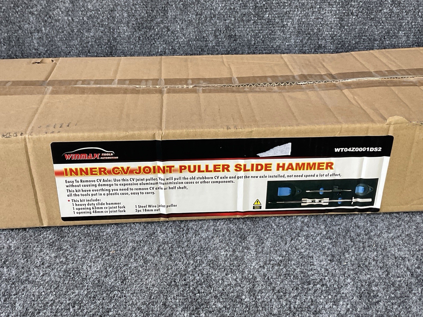 Inner CV Joint Puller Slide Hammer Front Wheel Drive Axle Half Shaft Removal Kit