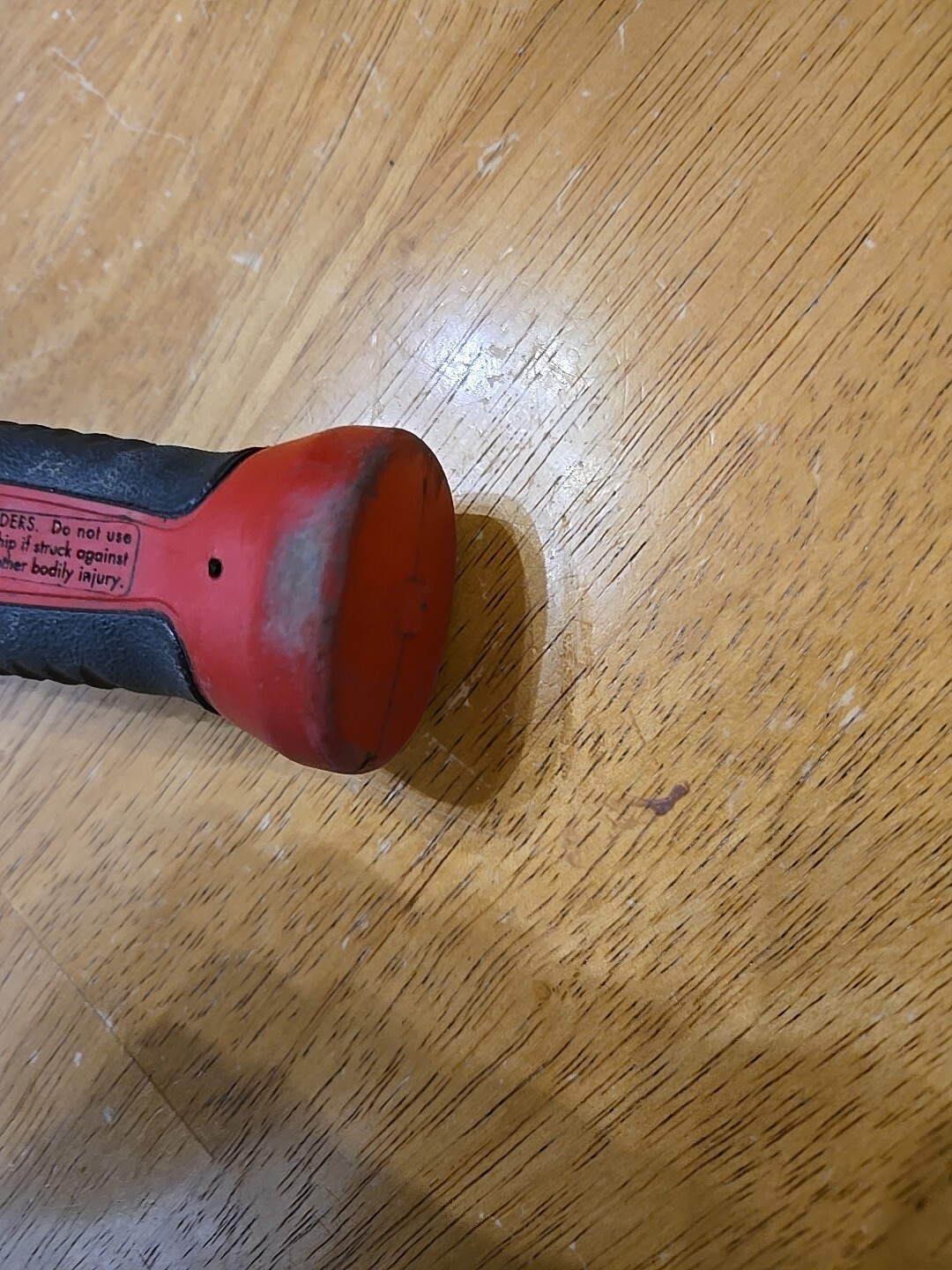 Snap On 15″ 48OZ Soft Grip Dead Blow Hammer Red HBFE48
