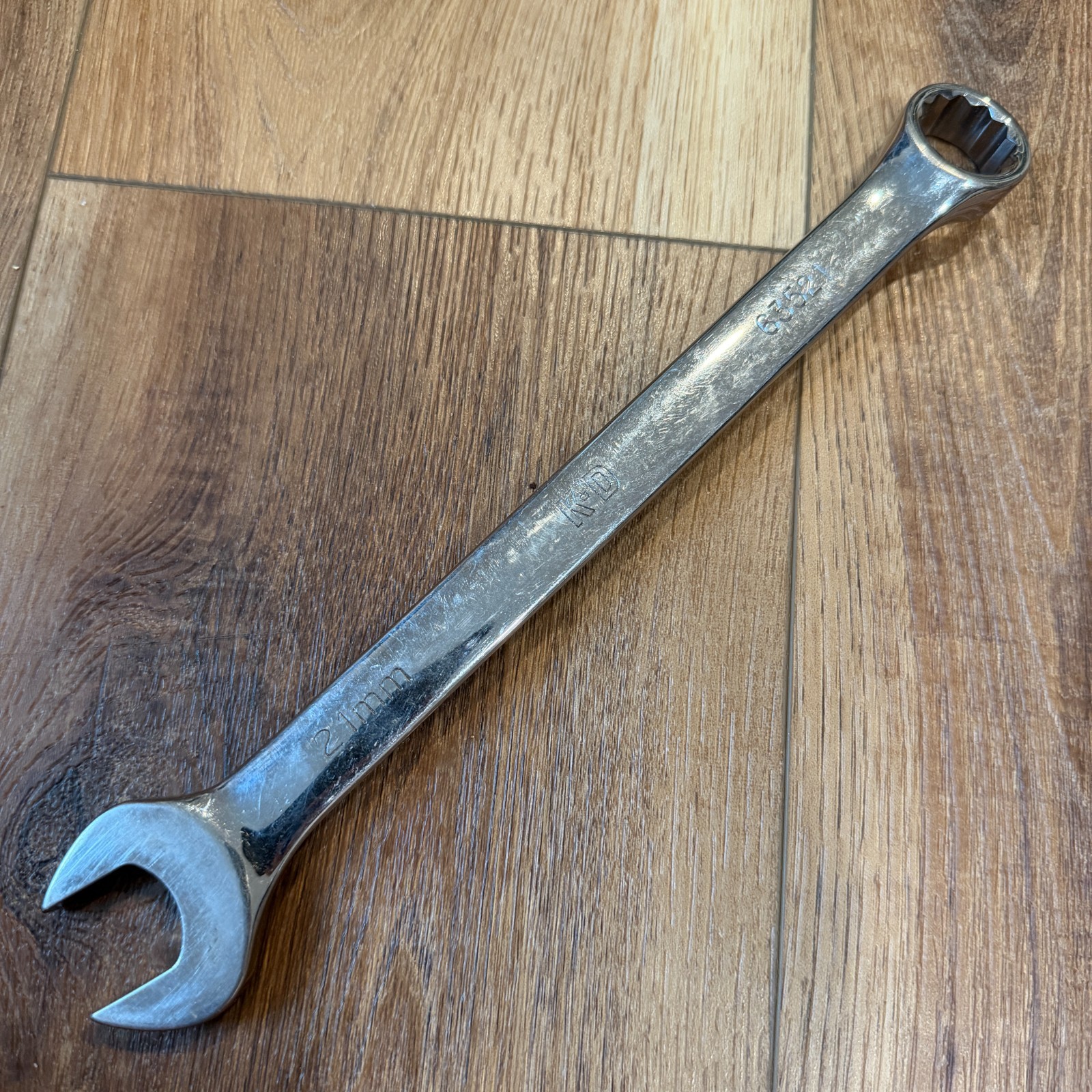 K-D 21mm 63521 USA Made Combination Wrench Metric Full Polish Finish KD
