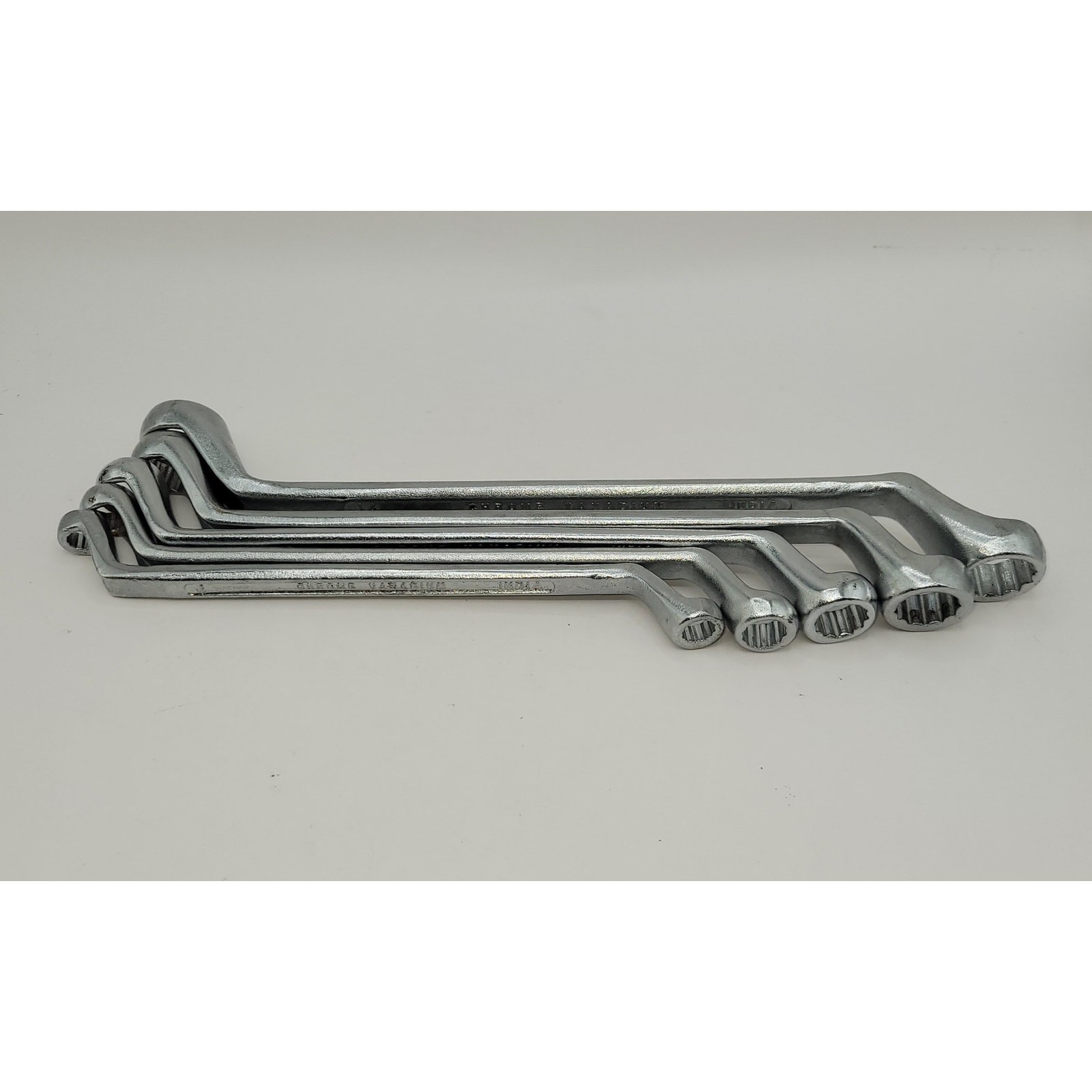 Metric 12 point Box Offset Wrench Set – Chrome Vanadium – 5 pieces – 6 thru 15
