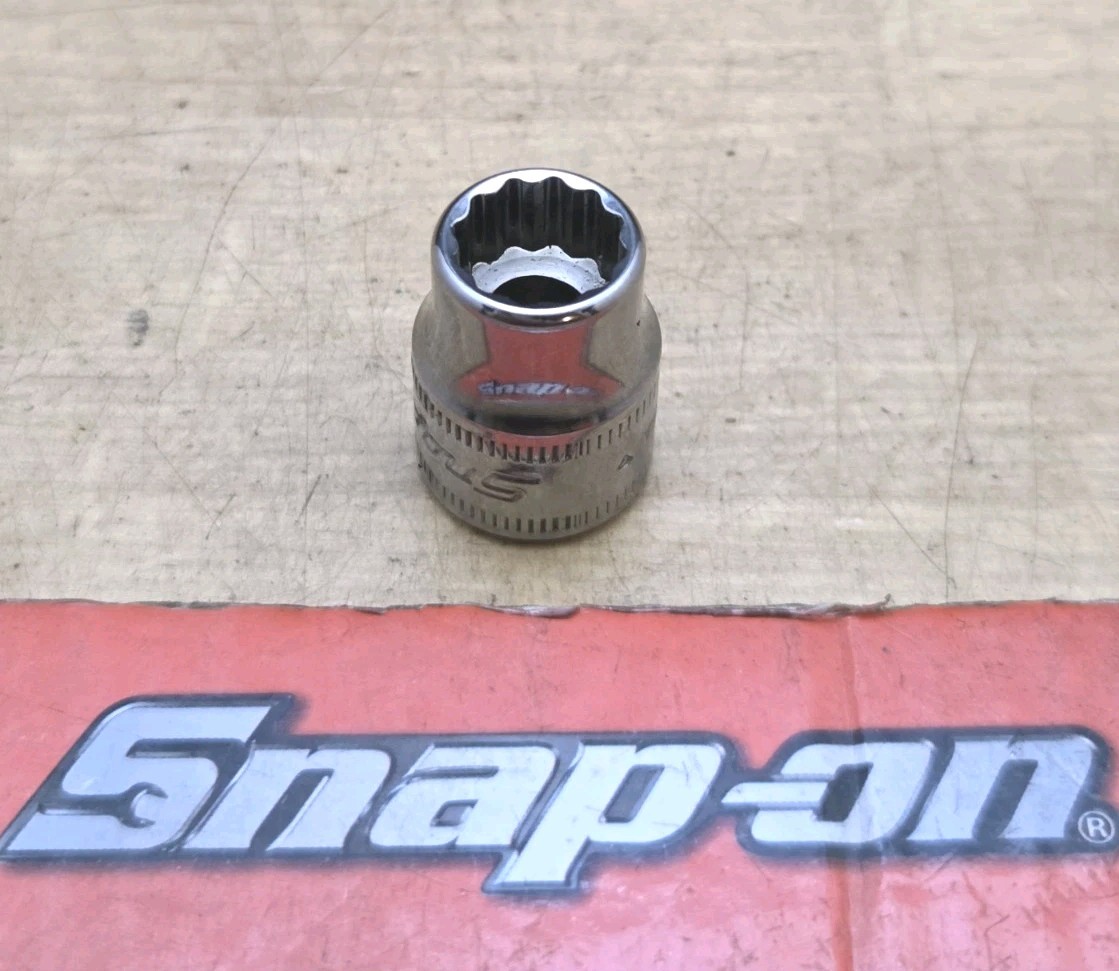 New Snap On FM10 – 3/8″ Drive 10mm Shallow 12Pt Chrome Socket Ships Free