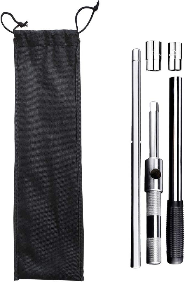 Telescopic 4 Way Lug Wrench Set with Storage Bag