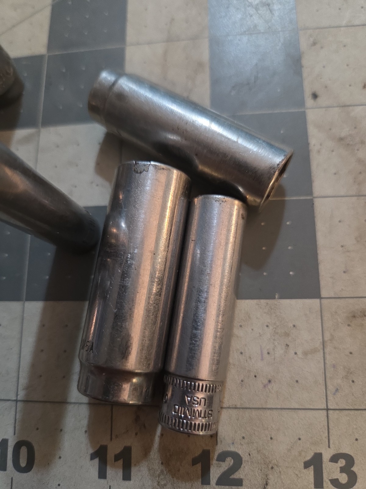 8 1/4 Drive 5 6PT Deep Sockets Matco & Snap On 5mm, 6mm, 8mm, 9mm, 10, 11,12,14