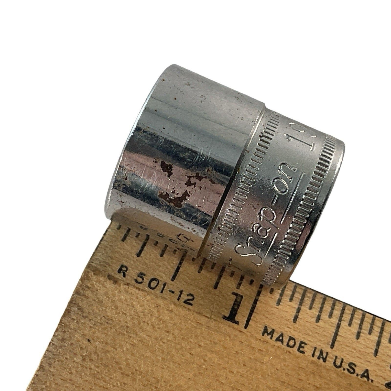 Snap On Shallow Socket FSM191 3/8″ Drive 19mm Metric 6 Point Flank Drive Rust
