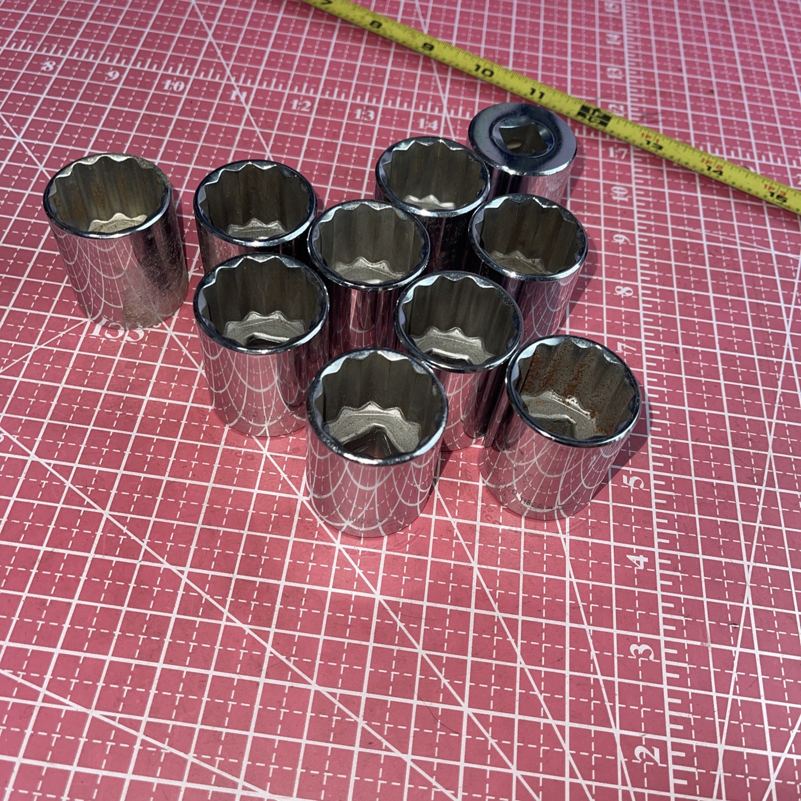 NOS Granco USA 11826 27 MM Metric 1/2 Drive 12 Point Socket Vintage 27MM
