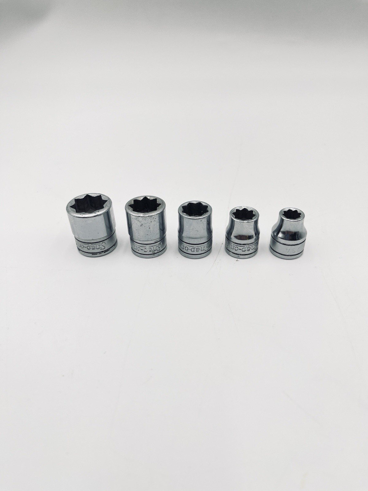 Snap-On F Series 5Pc SAE 3/8″ Drive 8-POINT 5 Socket Set USA