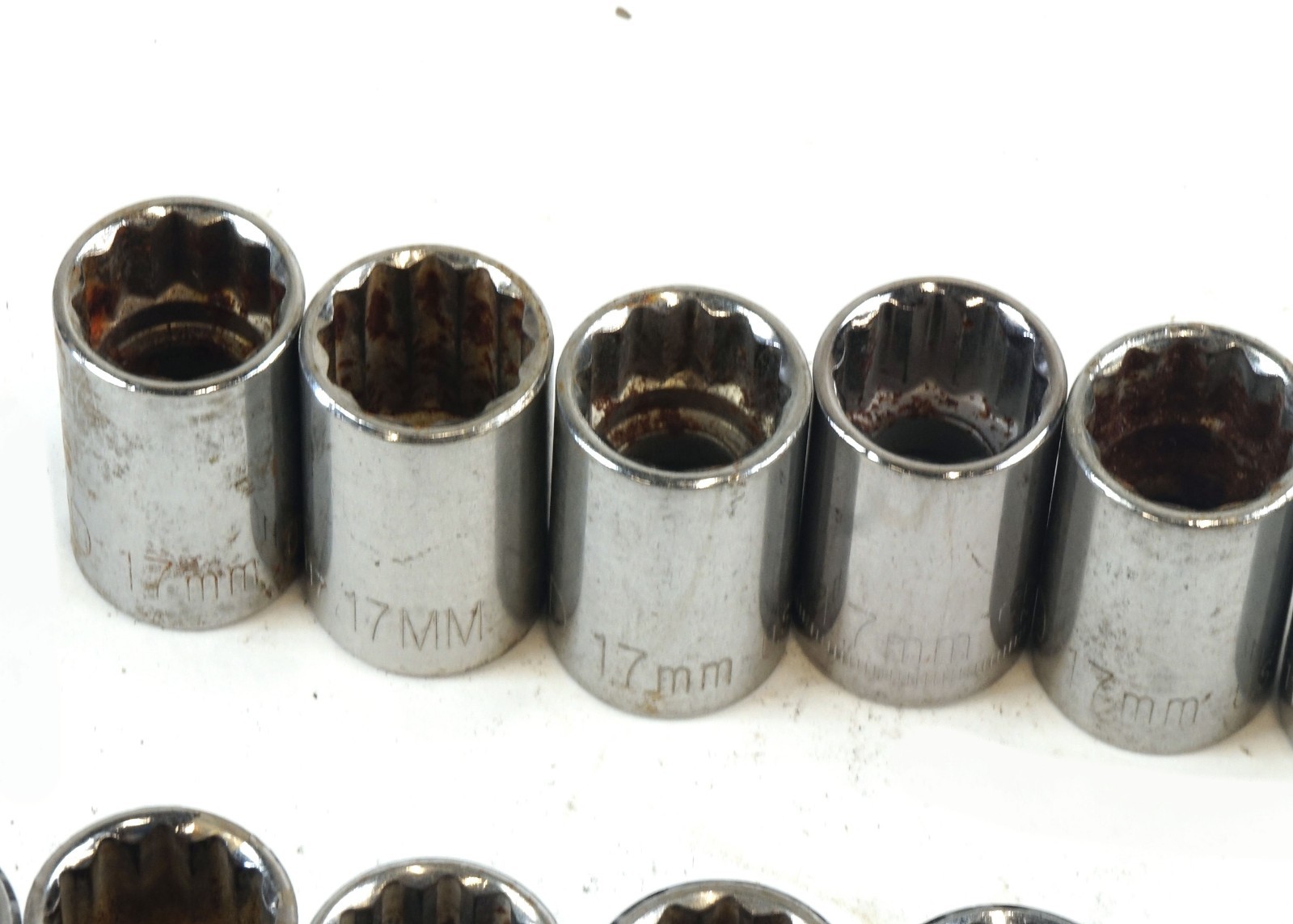 Assorted Brands 17MM Metric Standard Socket 1/2″ Drive KD Proto Craftsman 12 PT