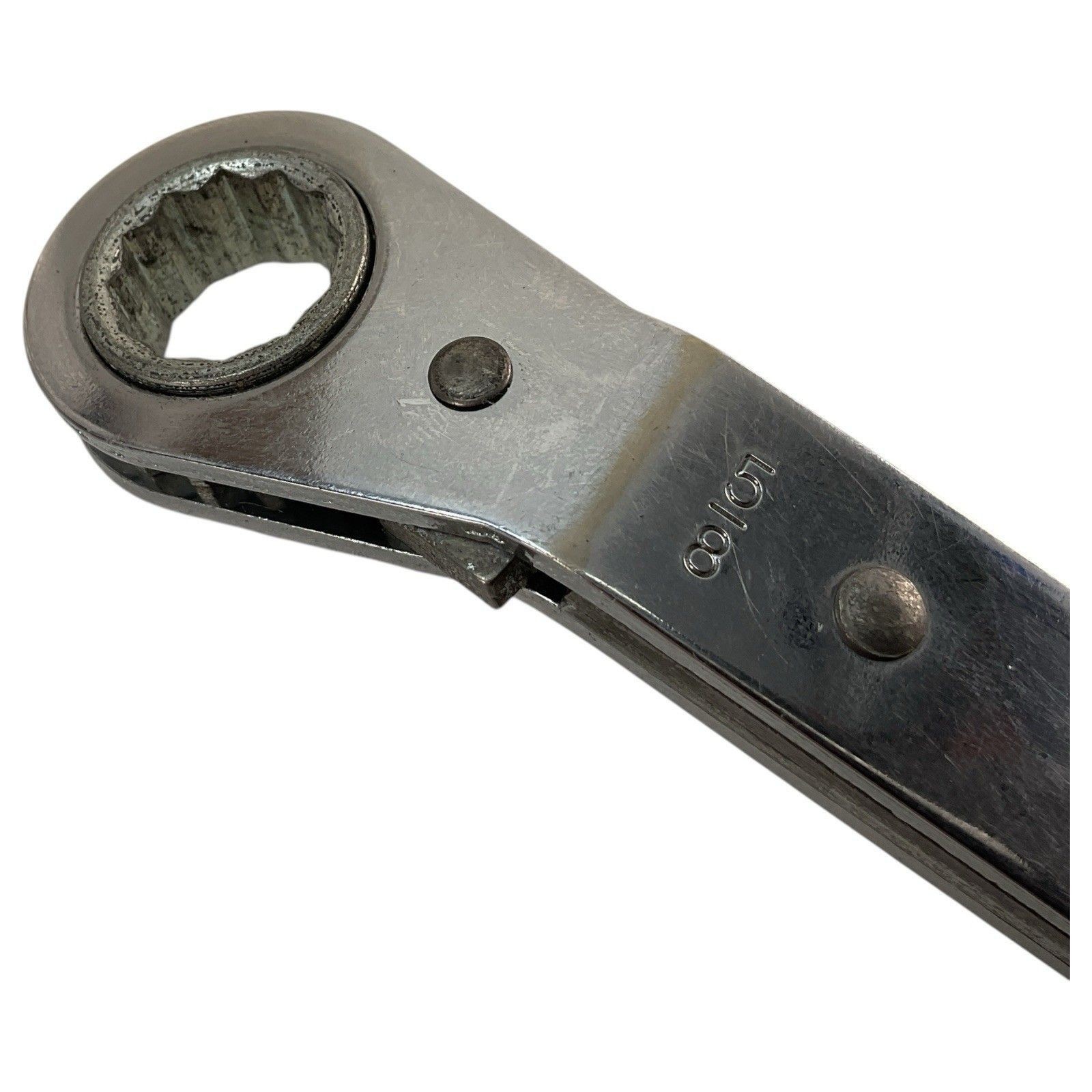 Matco WRD-20222 5/8″ x 11/16″ SAE Reversible Offset Ratcheting Wrench USA Used