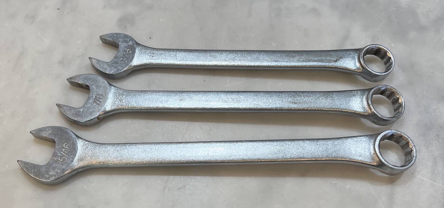 Klein Tools Combination 3 Wrenches 13/16 7/8 15/16 68419 68420 68421 Made USA