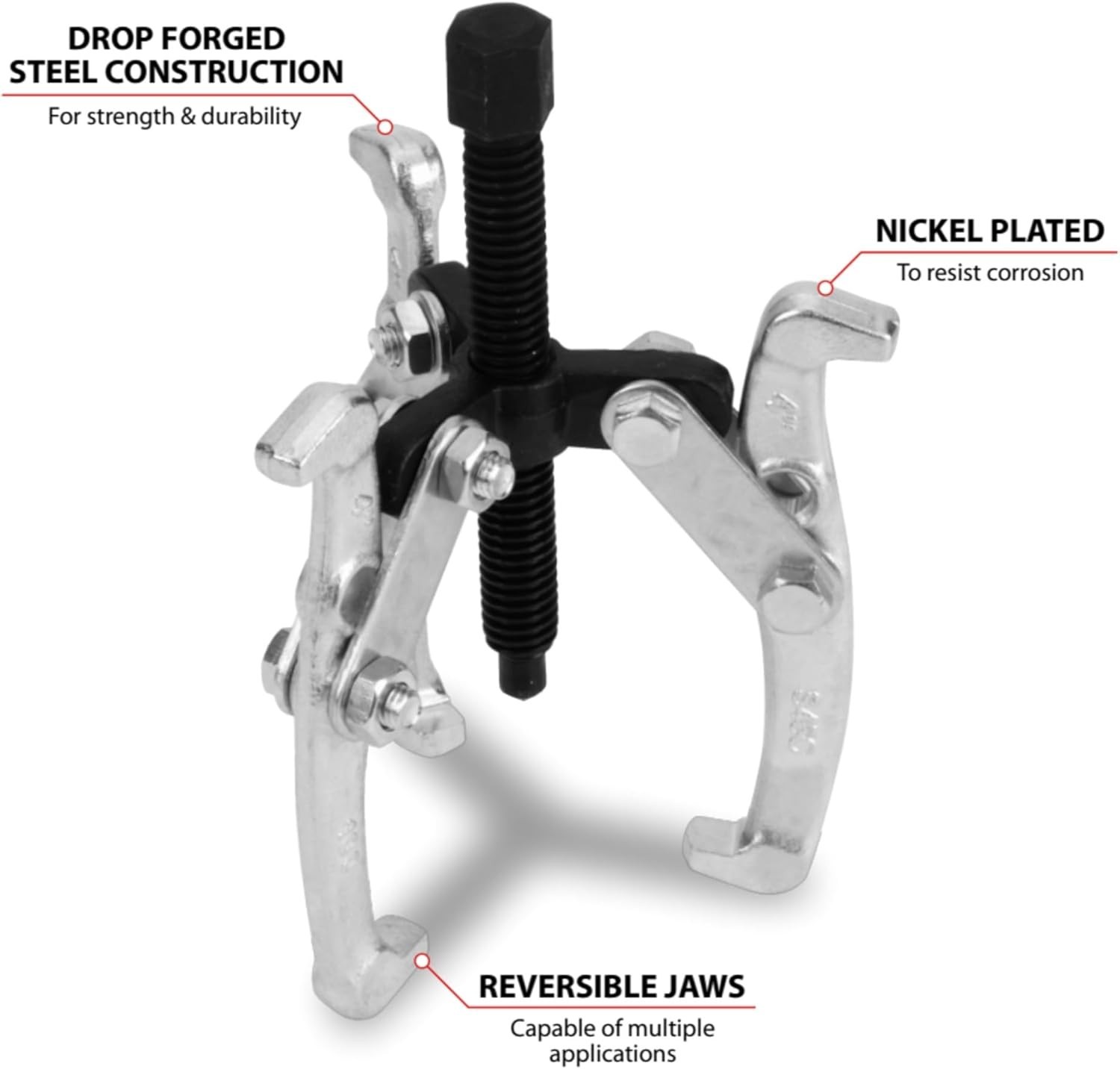 W135P 3″ Gear Puller with Corrosion-Resistant Finish – Lightweight Design