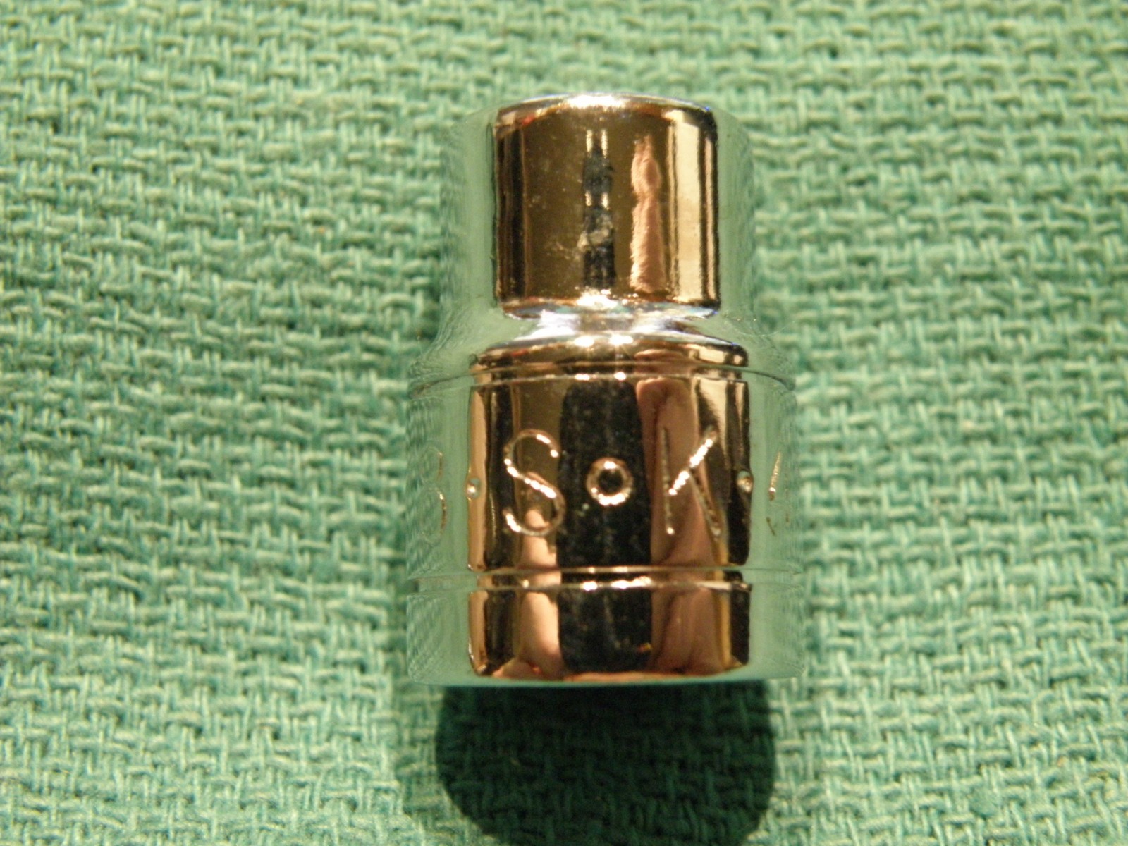 NEW S-K 3/8″ Drive, 6 Pt. 3/8 Shallow Socket. 45112 Made In USA.