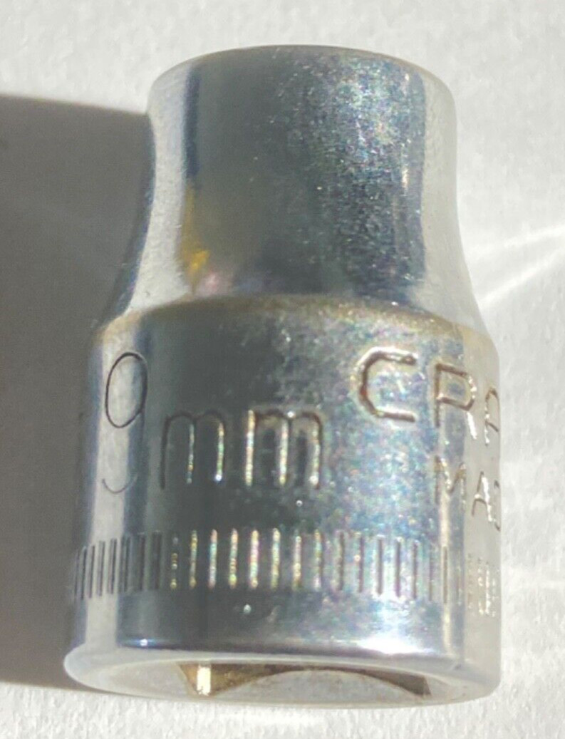 CRAFTSMAN TOOLS USA V43541, 3/8″ DRIVE, 9MM. SHALLOW, 6 POINT SOCKET.