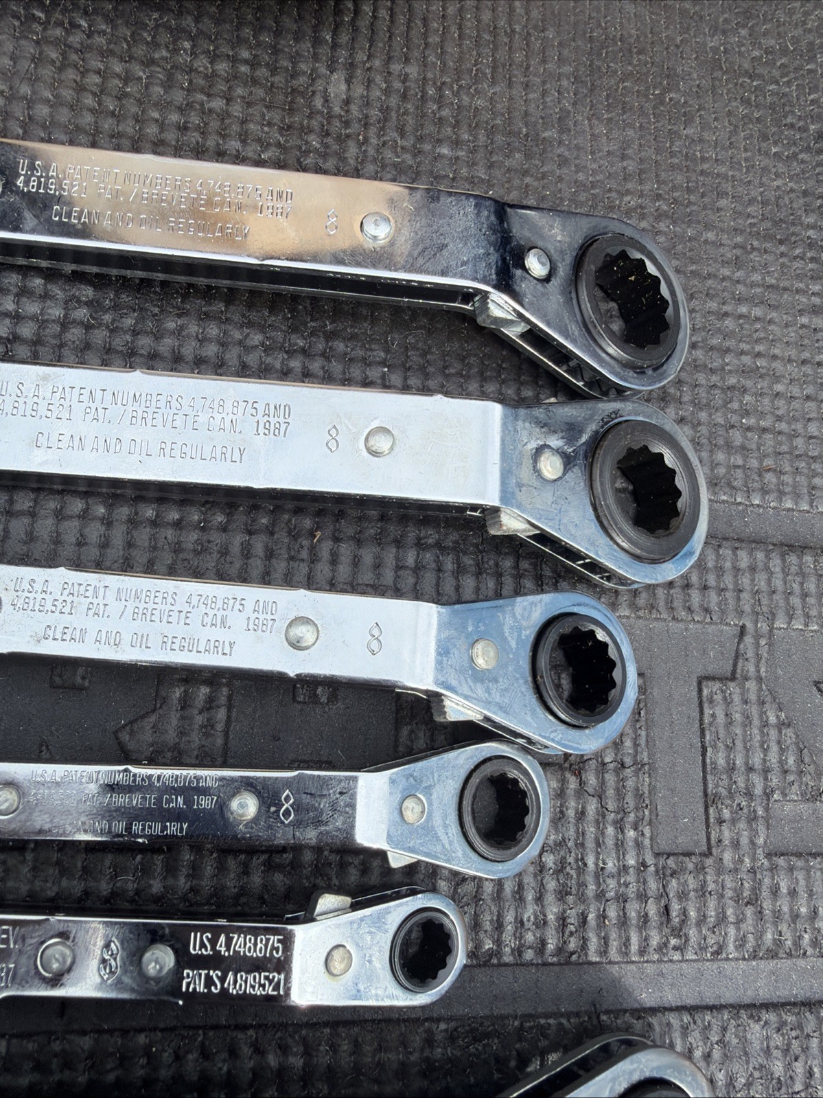 Sears Craftsman USA Nos Rare Catalog Double Offset Box RATCHET Wrench Set 43069