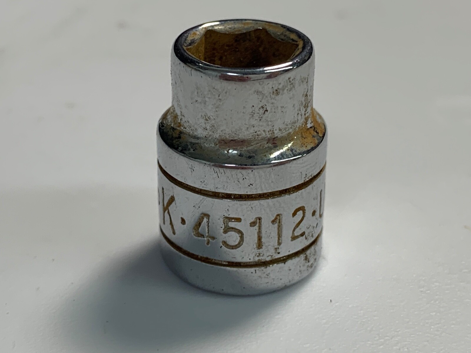 SK Hand Tools 45112 3/8″ Dr. 3/8″ 6pt Standard Fractional Chrome Socket