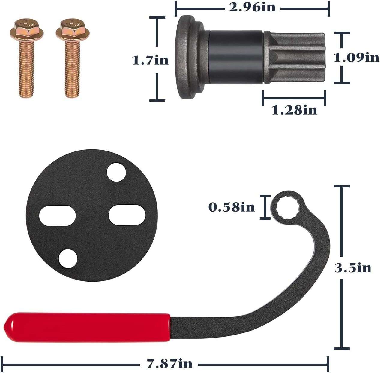 Cummins Engine Barring Tool Injection Pump Gear Puller Lock Nut Wrench Fit Dodge