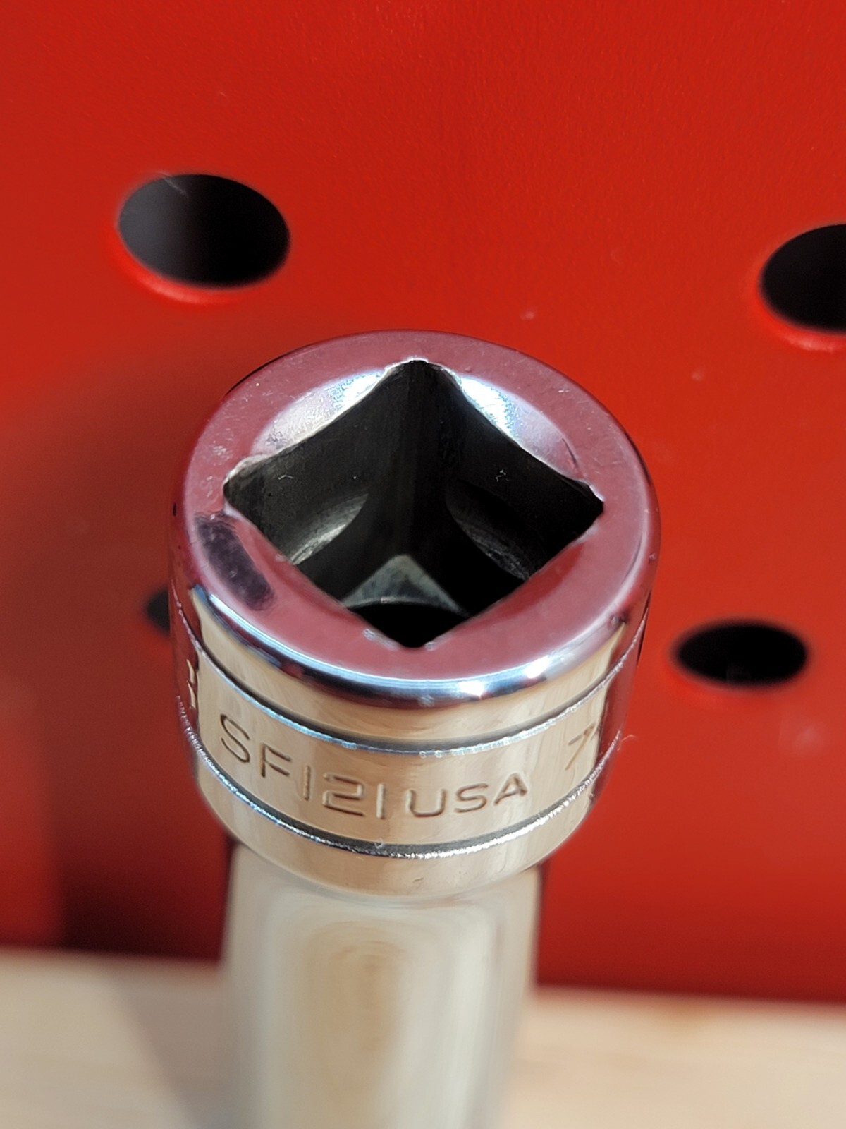 Snap-on Tools SF121 3/8″ SAE 3/8″ Drive 12-Point Deep Chrome Socket USA