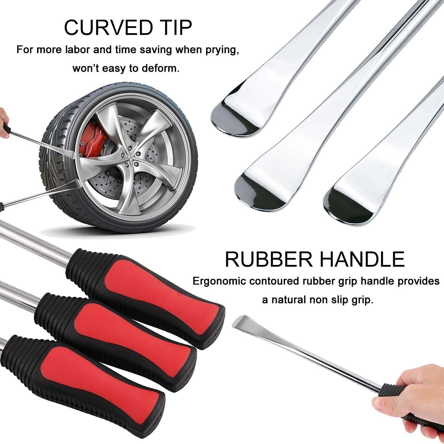 Steel Tire Spoon Lever Iron Tool Kit Professional Motorcycle Tire Changing Tool