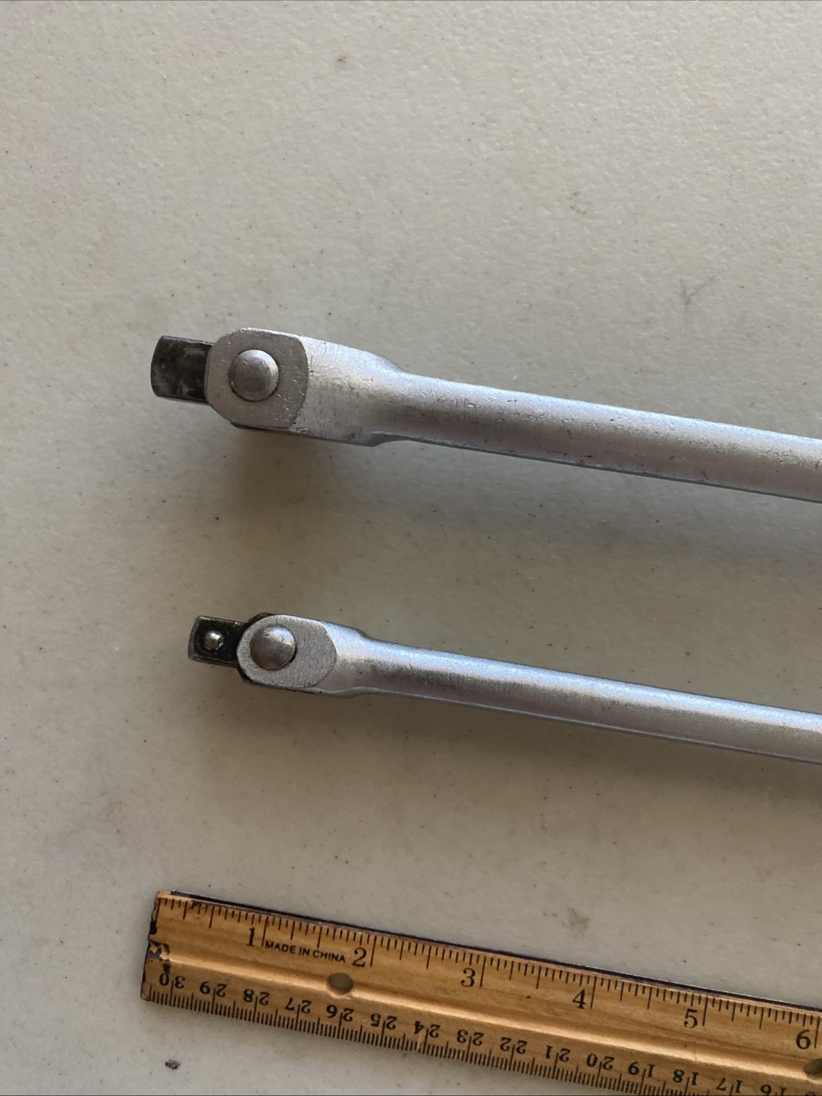 2pc.VINTAGE CRAFTSMAN =V= 1/2 15” & 3/8 Breaker Bars USA Clean Examples