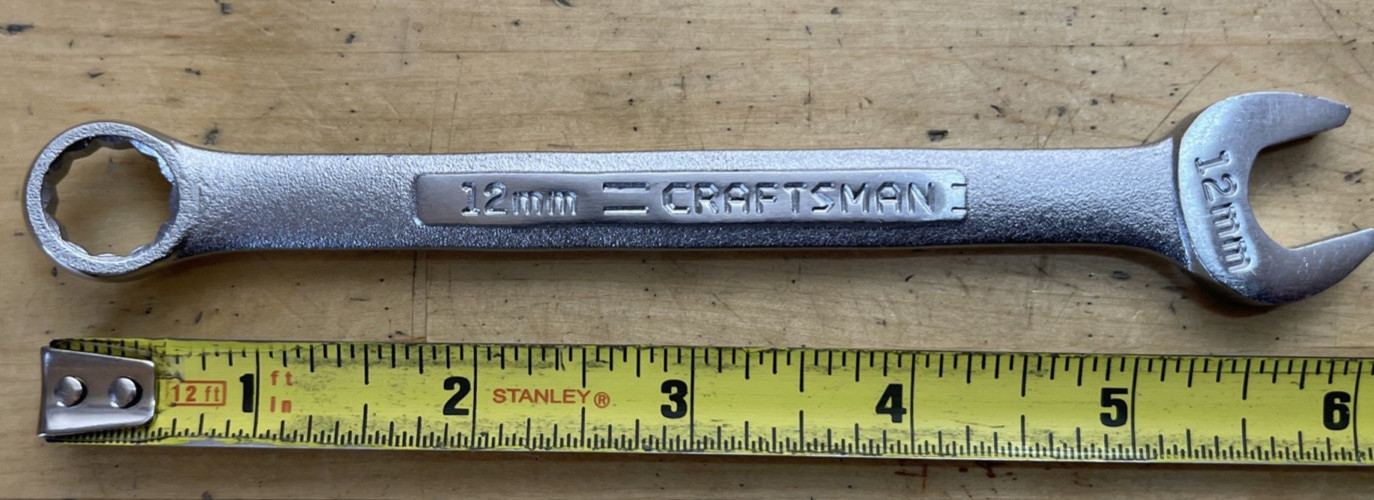 USA CRAFTSMAN -VA- 42916 12mm Combination Wrench 12 Point USA VINTAGE